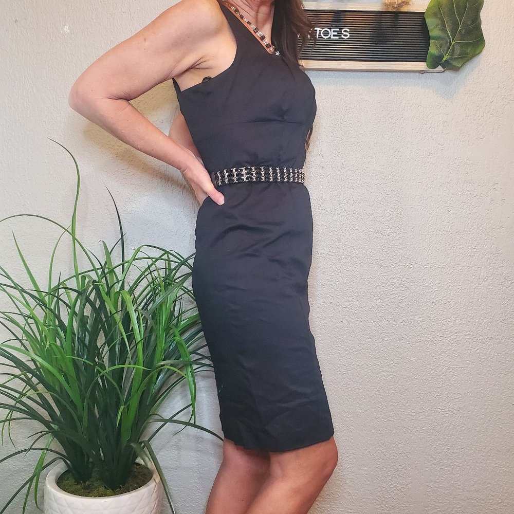 New with tags Julian Taylor New York I Black Cocktail Dress NWT Size 6  …